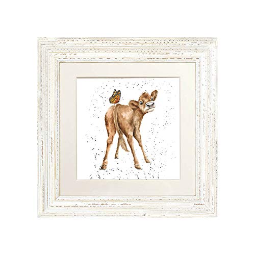 Wrendale Designs - 'Flutterly Fabulous' Framed Card - White