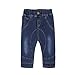 BIG ELEPHANT Baby Boys' 2 Piece Jeans Shirt Clothing Set with Bowtie (6-12 Months) G24