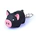 3 Pack PBY Oink Piggy Animal Design Keychain with LED Light and Sound