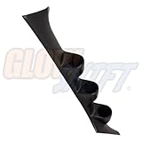GlowShift Black Triple Pillar Gauge Pod for 1995-1999 Mitsubishi Eclipse