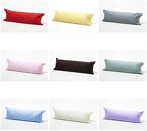 Bolster Pillowcases 100% Polycotton Blend product 6 Feet (72"), Red