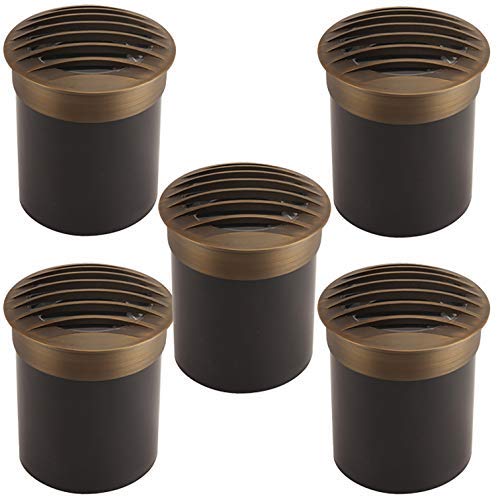 LFU Brass Constructed Well/In-Ground Light Available. Low Voltage. Antique Bronze Finished. (5, Caribou) - Thumbnail 4