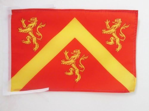 AZ FLAG, Anglesey county Flag, 18'' x 12'', 100% Polyester Anglesey Small Banner with Two Cords, Fade Resistant, Vivid Colors
