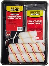 Fit For The Job 10pc Home Decorating Kit: Rollers Tray Brush Dust Sheet view 11