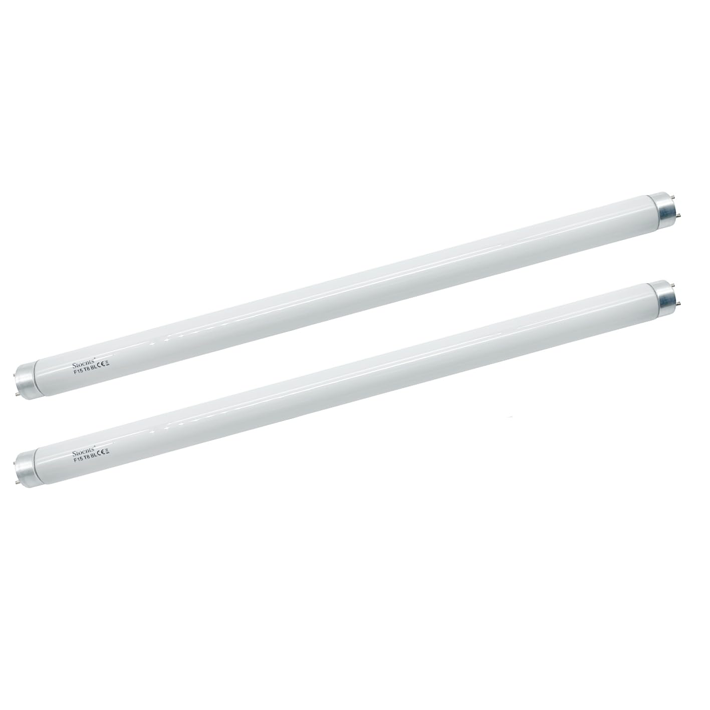 Stoents 2 x 15W 15 Watt 18 Inch 18" T8 Bug Zapper Insect Attracting Lamp UVA Replacement Tube Bulbs for 30W Electric Fly Killer Incl Starters