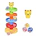 FUN LITTLE TOYS Cat Ball Drop Toys for Baby and Toddler, Learning Tower, Drop and Go Ramp Toys, Baby Activity Center Educational Toys