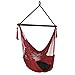 Large Caribbean Hammock Chair - 48 Inch - Polyester - Hanging Chair - red