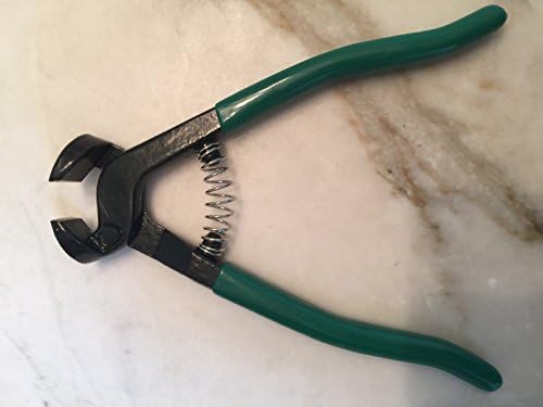 TILE NIPPER: 8" Carbide Tipped Edges, 5/8" Offset Jaw, Heat Treated. Industrial Quality