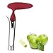 Xubox Apple Corer, Good Grips Food Grade Stainless Steel Apple Core Remover with Sharp Serrated Blade, Premium Kitchen Utensil & Gadget for Coring, Perfect Tool for Pear & Other Fruits Core Remover