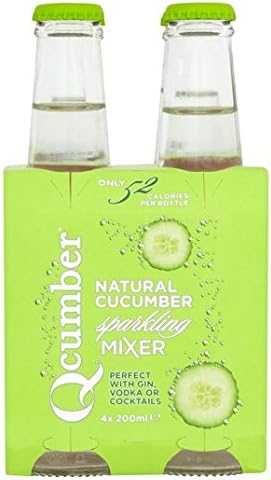 Qcumber Sparkling Water Mixer Pack 4 x 200ml