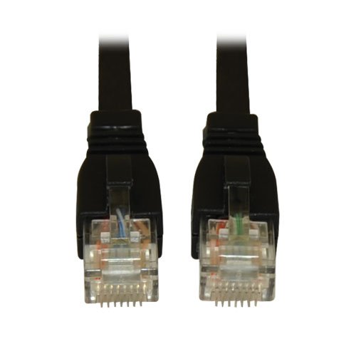 TRIPP LITE Augmented Cat6/Cat6a Snagless 10G Patch Cable RJ45, Black, 20-Feet (N261-020-BK)