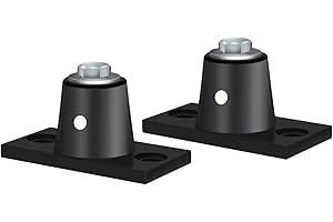 ATTISSTORE Floor Mount Vibration Isolator, 100% Neoprene, Capacity Range: 190 to 380 lb.