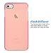 iPhone 8 Case, iPhone 7 Case, ULAK Clear Slim Fit Shock Absorption Flexible TPU Bumper + Scratch Resistant Protective Cases Cover for Apple iPhone 8 / 7 4.7 Inch, Pink
