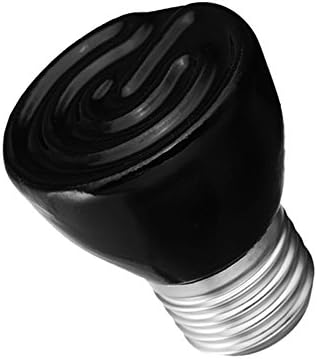 75W/100W Pet Reptile Far Infrared Ceramic Emitter heat lamp Bulb For Reptile Pet Brooder (100W)