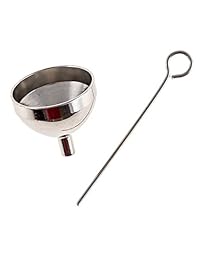 Collar con kit de embudo para llenar el dije de corazón doble color dorado rosa como urna de cremación para conservar las cenizas.