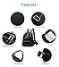 Wraifa Nylon Mini Backpack Purse for Women Convertible Shoulder Bag Chest Bags Sling Daypack