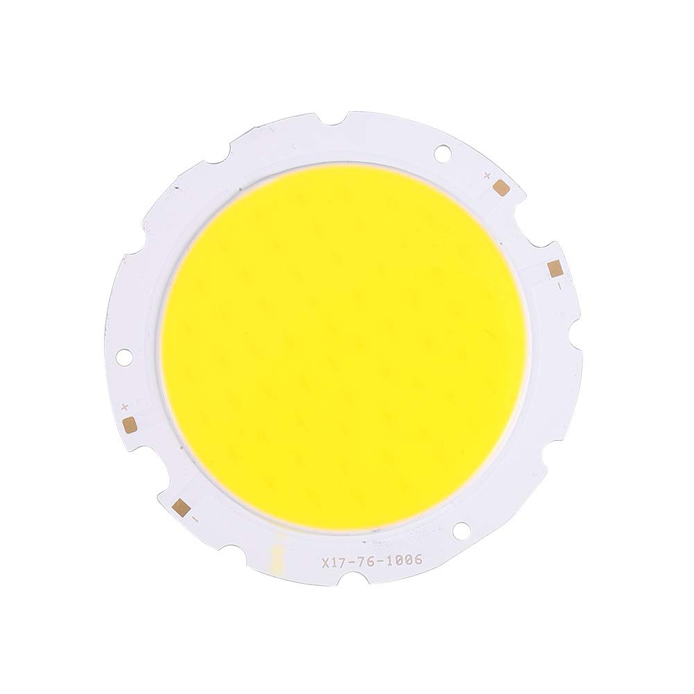 Othmro 30W LED Chip Bulb COB Light Beads, Diameter 76mm SMD LED Light Bulb Ceiling Light for Floodlight, 36-40V, 900mA, 120lm, 3000K, 1pc