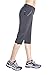 Nonwe Women's Quick Drying Breathable Zipper Pocket Capri Pants
