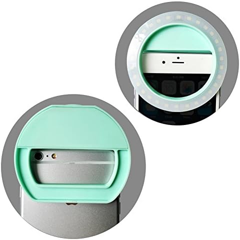 Selfie Ring Light 36 LED (Rechargeable with USB)Ring Lights for Makeup Darkness Fill-in Lighting Spotlight with 4 Level Brightness for iPhone Samsung Galaxy Edge iPad MacBook