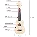 DIY Ukulele Kit Make Your Own Concert Ukulele 21in Soprano Hawaii Ukulele Kit with Installation Tools