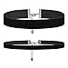 BodyJ4You 2PC Choker Necklace Set Women Girls Adjustable Black Velvet Retro Style Fashion Jewelry