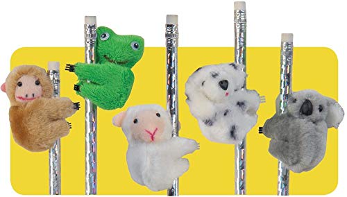 Raymond Geddes Clip On Cuddles Plush Animal Clip, 12 Pack (67582)