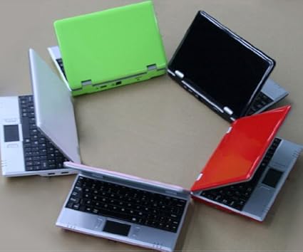 Schwarzes Mini-Notebook, Laptop, 4 GB, 7 Zoll (17,78 cm) Android 2.2. Aktuelle Software. Aktuelles Modell, importiert aus Gro