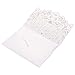 Laser Cut Blank Invitations with Envelopes 5 x 7.25 Inches (Set of 24)
