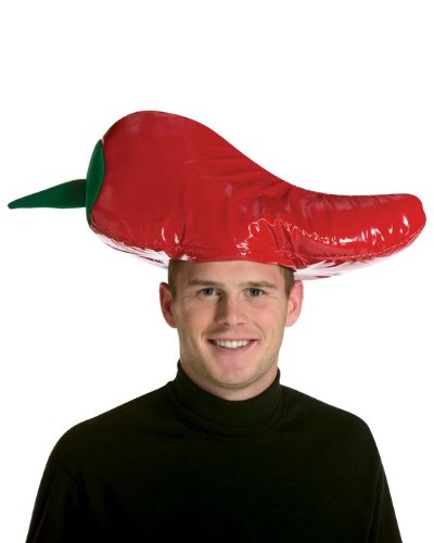 Rasta Imposta Chili Pepper Hat, Red, One Size