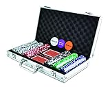 KOVOT 300 Chip Dice Style Poker Set In Aluminum Case (11.5 Gram Poker Chips)