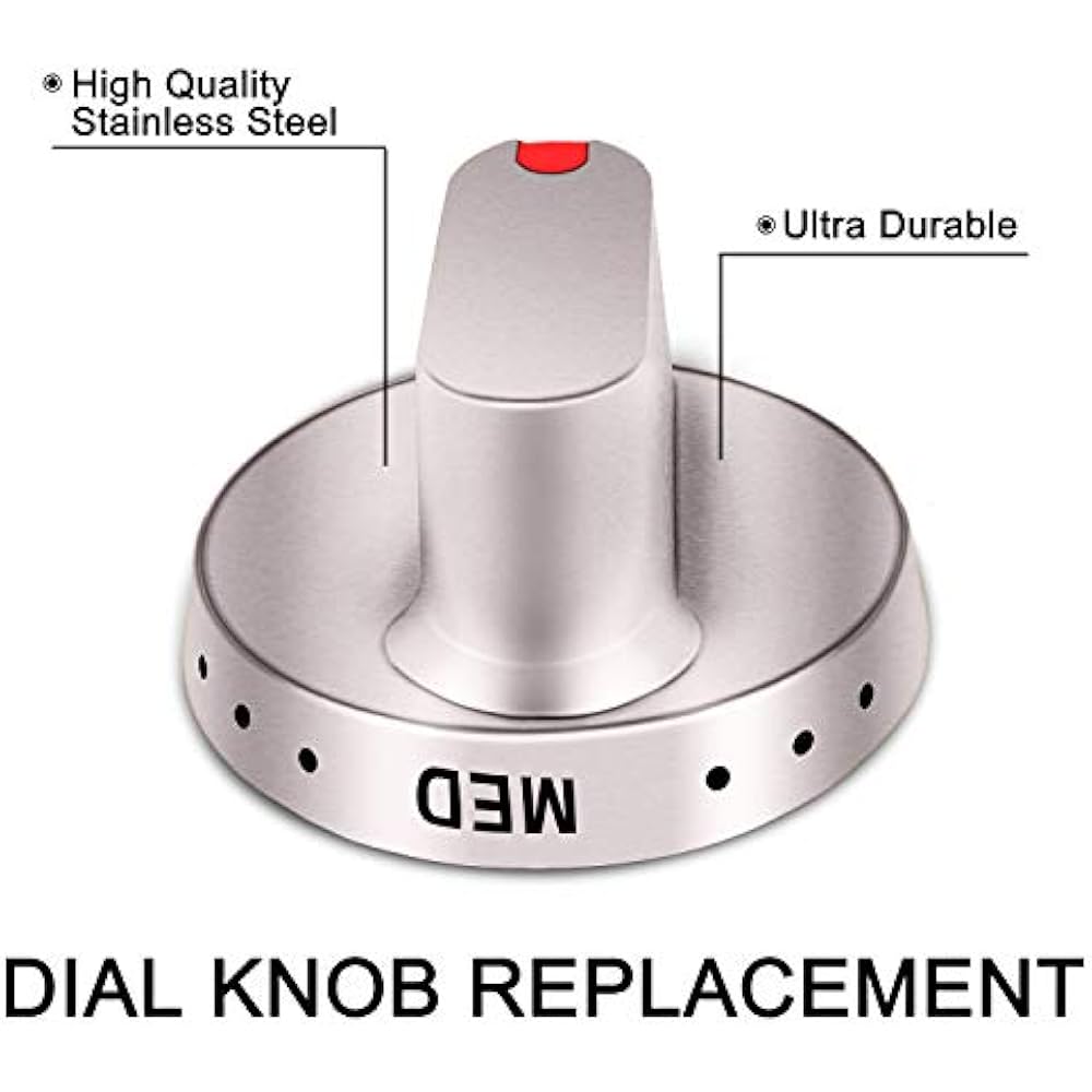 DG6400347B Dial Range Knobs Replacements Samsung Stove Oven,Stainless
