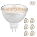warmoon MR16 4W LED Bulbs(35W Halogen Bulbs Equivalent), Warm White, 3000K, 120 Degree Beam Angle, Corn Spotlight, Standard Size LED Light Bulbs(Pack of 6)