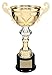 Decade Awards Cup Trophy, Gold and Silver - Metal Corporate Cup Award - Customize Now