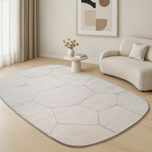 the carpet Everest - Moderner Kurzflor Teppich Hoch-Tief-Struktur, 3D-Effekt, weiche Oberfläche und hohe Flordichte, ideal für Wohnzimmer & Schlafzimm