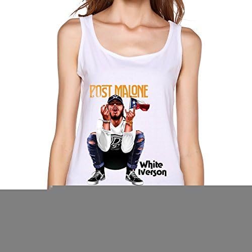 RZF Top Women's Post Malone White Iverson Top Size S White