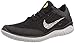 Nike Womens Free RN Flyknit 2018 Running Athletic, Black/Vast Grey-metallic Gold, 6.5