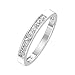 1/4ctw Diamond Channel Wedding Band in 10k White Gold or Yellow Gold