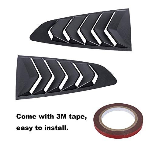 5 Danti+Matte+Window+Louvers+Mustang