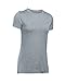 Under Armour Women's Tech Twist T-Shirt, Steel/Metallic Silver, Small