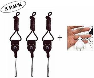 GGYY(TM) Long Lanyard Neck Strap with Quick-Release &amp; Detachable Straps Around Your Wrist for Camera/Cell Phone/USB Flash Memory Cards Etc(3-Pack)(3Black)