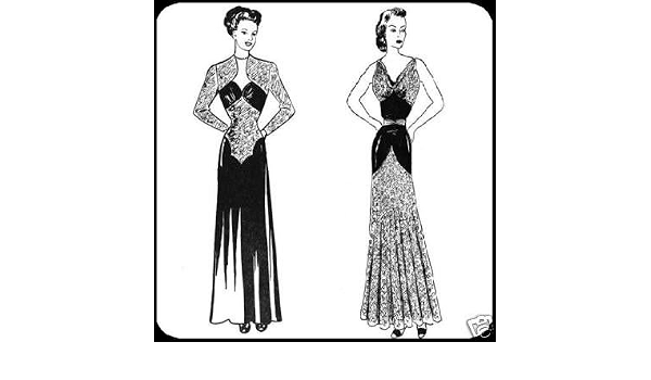 Sewing Pattern Drafts: Dinner Dress 