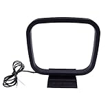 Fancasee AM Loop Antenna 2 Pin Bare Wire Connector AM Antenna Cable Wire for Table Top Home Stereo Receiver Radio Receiver Indoor