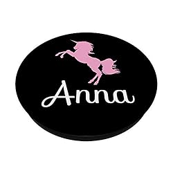 Pink Unicorn Gift Anna Unicorn PopSockets Swappable