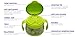 Ubbi Tweat No Spill 2 Pack Snack Container for Kids, BPA-Free, Toddler Snack Catcher, Green/Green