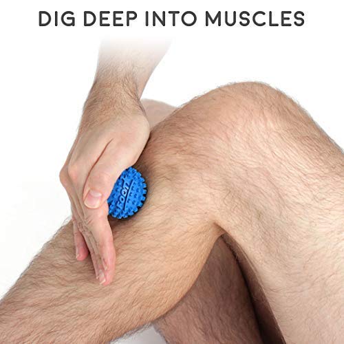 Foot Star 2 Inch Massage Ball by Body Back Company - Plantar Fasciitis Foot Massager & Travel Accessories for Myofascial Tension Release, Trigger Point Therapy, Stress & Pain Relief in Feet & Hands