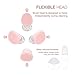 Facial Cleansing Brush, multifun Food Grade Silicone Face Brush for All Skin Types, Waterproof Electric Deep Cleansing Brush, Gentle Exfoliating and Removing Blackhead, Massaging
