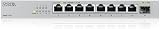 Zyxel 8-Port 2.5G Unmanaged Switch XMG-108 with 1x 10G SFP+ Desktop Wall Mount view 2
