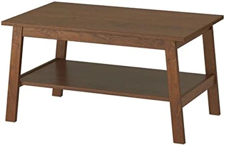 Lunnarp Ikea Couchtisch In Braun 90x55cm Amazon De Kuche Haushalt
