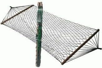 Nylon Hammock with Spread Bars (Includes Carry Bag) 200lb Limit