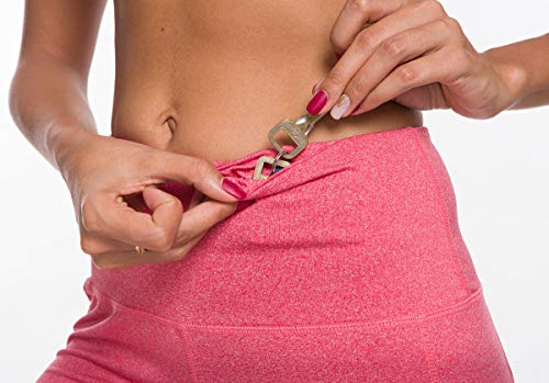 Custer\'s Night High Waist Out Pocket Yoga Short Tummy Control Workout Running 4 Way Stretch Yoga Leggings (Wine red Snow Dot, XL)